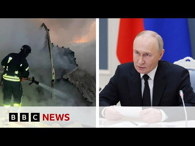 Russia says latest strike on Ukraine was 'response' to use of UK and US weapons | BBC News