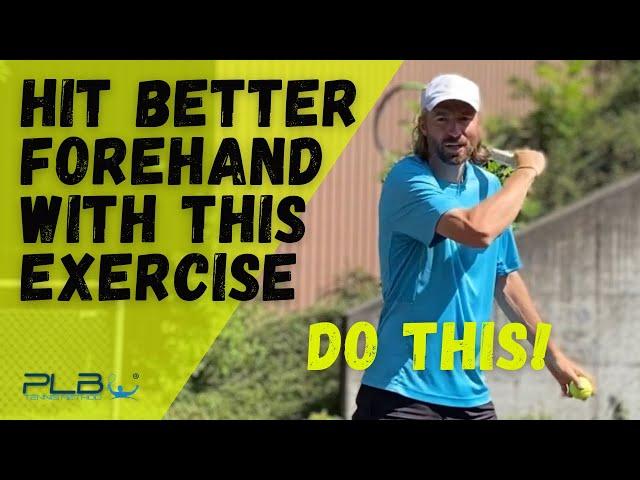 How to Hit Better Forehand with This Little Exercise I JM Tennis - Pros Tennis Lessons