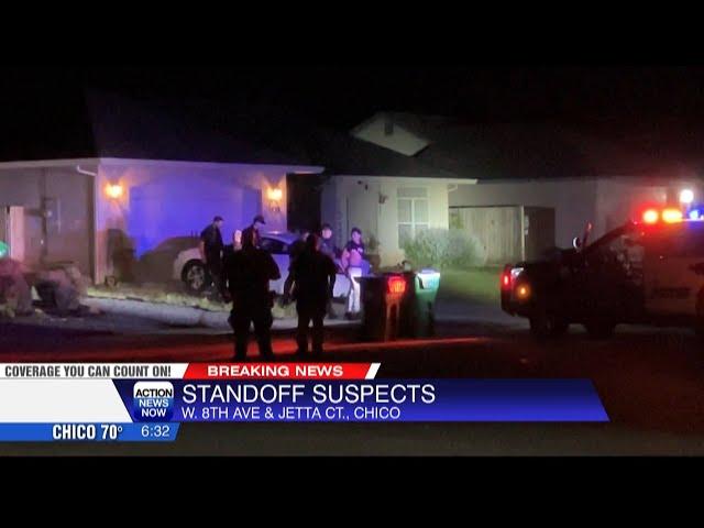 3 suspects arrested following standoff in Chico