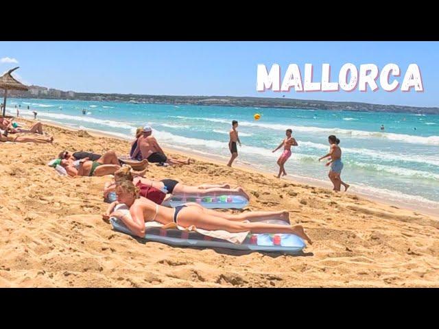 Beach walk | Mallorca, Spain | Playa S'Arenal   ️ #beach #travel #summer