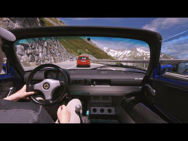 Swiss Grimsel Pass south side | Lotus Elise S1 | GoPro 4K