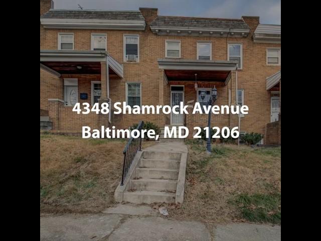 4348 Shamrock Avenue Baltimore MD 21206 | 3 Bedroom Townhome For Rent