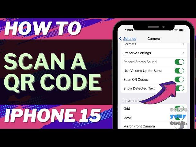 How to Scan QR Code on iPhone 15