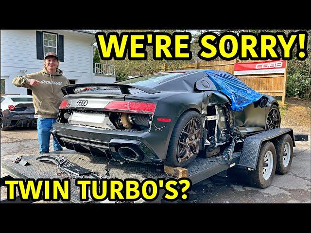 Rebuilding A Wrecked 2020 Audi R8!!! Our FASTEST And Most POWERFUL Build Ever!!!