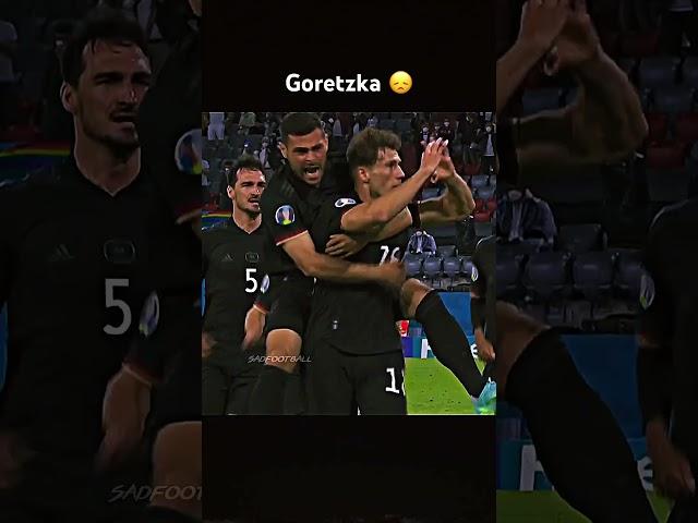 When celebration goes wrong #goretzka #germany