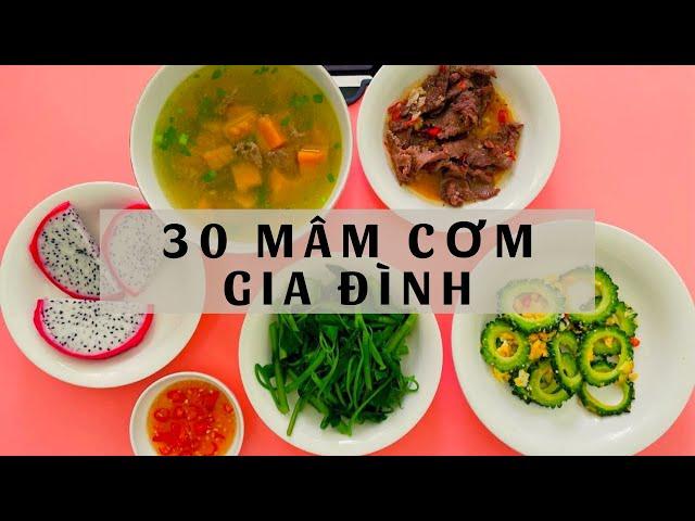 [YÊU BẾP #4] Gợi Ý Thực Đơn Mỗi Ngày || Mâm Cơm Gia Đình || Món Ngon Dễ Làm