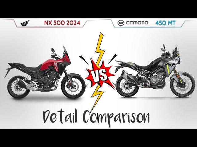 Cf moto 450 mt VS Honda Nx 500 2024 | Comparison | Mileage | Top Speed | Price | BI