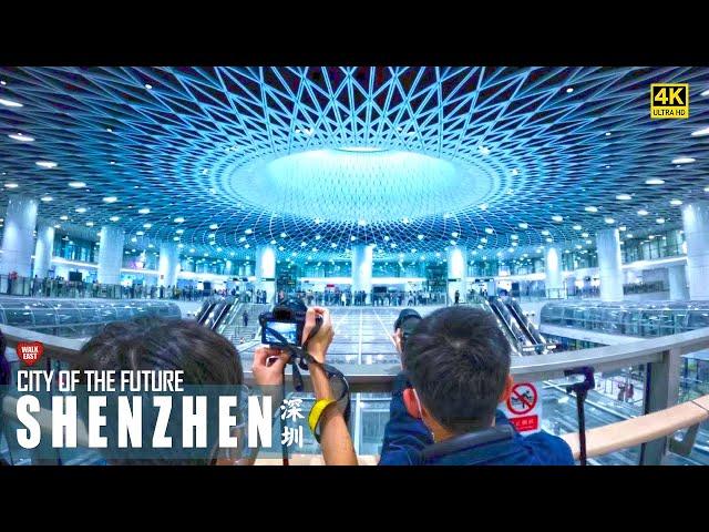 Walking in Shenzhen: The City of the Future | Cool Metro Stations and Shopping Areas