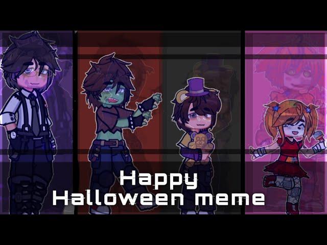 Happy Halloween meme || Blood/flash || Afton Family || Halloween Special || FNaF