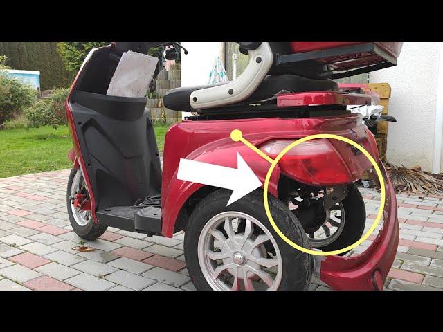 Elektro Dreirad Senioren Scooter S1000 Reparatur, www.powerboard-dealer.de