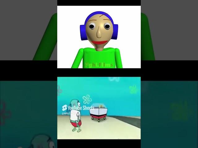 (REUPLOAD) Baldi Reacting To A Video (9) #baldisbasics #spongebobsquarepants