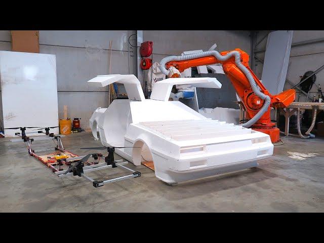 Full scale flying delorean part 2: drone, doors, hood