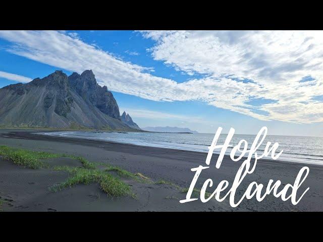 Stokksnes Beach, Hofn, Iceland, time-lapse