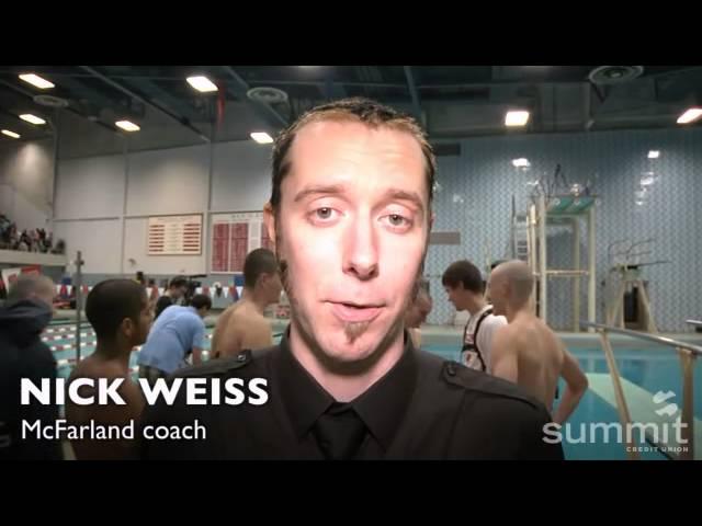 Highlights  WIAA Division 2 boys swimming Todd Milewski 2 17 2012