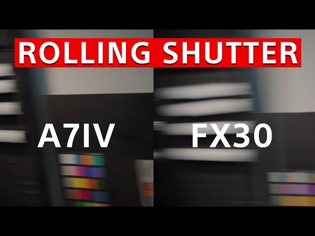 Sony FX30 Rolling Shutter REAL WORLD TEST and Image Quality