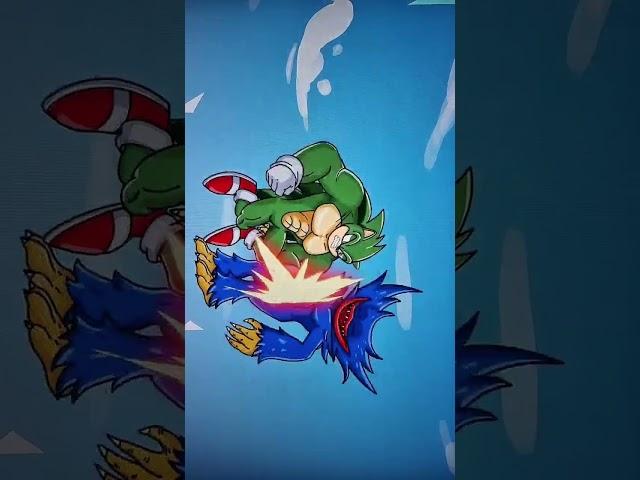 sonic 2d animation, sonic hulk get out huggy monster