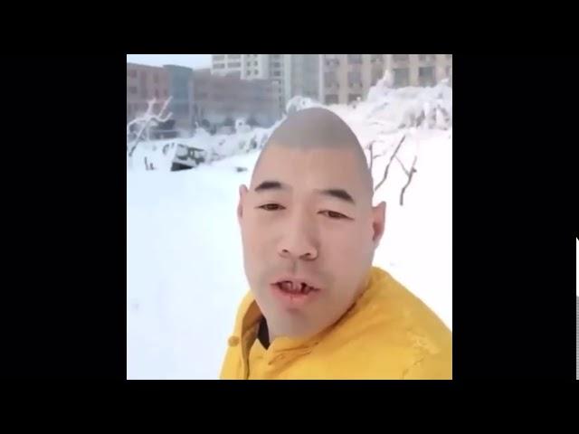 Chinese Eggman Singing in Snow