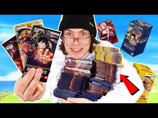 Opening 120 Different ONE PIECE Booster Packs!