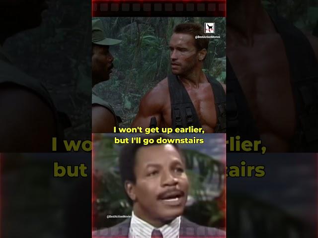 Carl Weathers PREDATOR Competition with ARNOLD #arnoldschwarzenegger #carlweathers