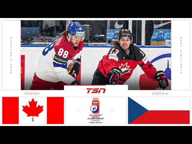 Czechia vs. Canada Highlights | 2024 Men's World Hockey Championship