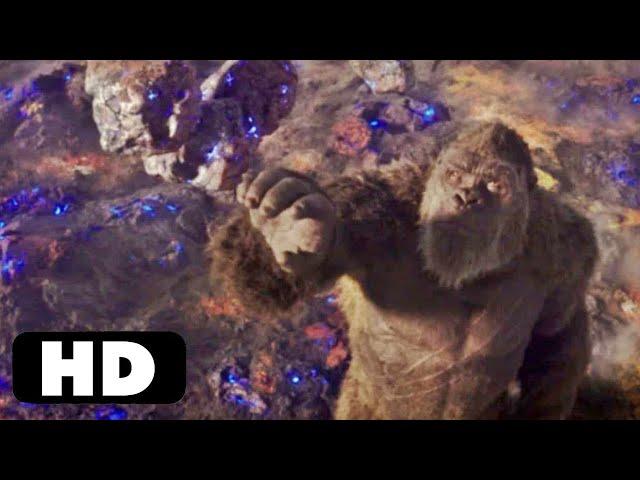 Kong Arriving In Hollow Earth | Godzilla vs Kong (2021) Movie Clip HD