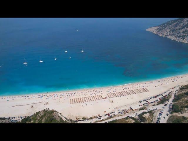 Myrtos Beach, Kefalonia (Greece) DJI Air 2S Drone Video) HD