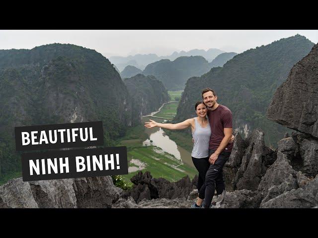 Ninh Binh, Vietnam is BEAUTIFUL!  (Trang An Boat Tour, Mua Caves, & Bich Dong Pagoda)