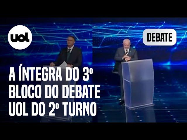 Brazil presidential debate: complete third part of Lula vs Bolsonaro on live TV | 2022 Election