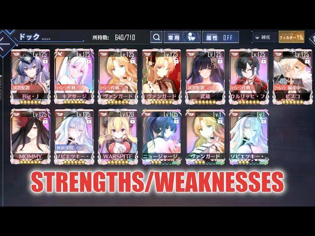 [Azur Lane] Strengths and Weaknesses of Every Rainbow Battleship