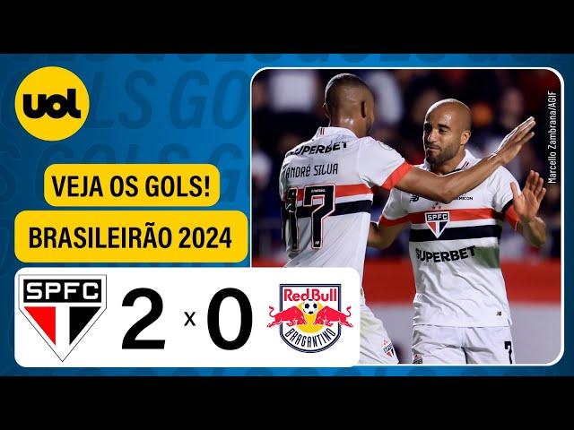 SÃO PAULO 2 X 0 RED BULL BRAGANTINO - CAMPEONATO BRASILEIRO 2024 - ASSISTA AOS GOLS!