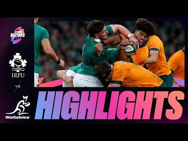 HIGHLIGHTS | IRELAND V AUSTRALIA | AUTUMN NATIONS SERIES