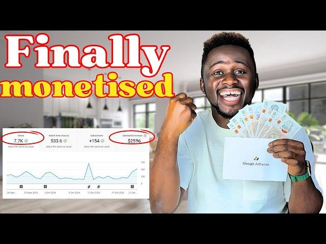 How i got monetised in 5 weeks. How much youtube paid me!!!