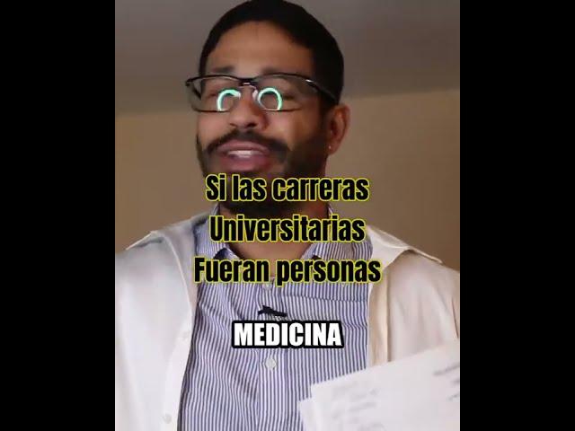 Si las carreras universitarias fueran personas | Roberto jaramillo