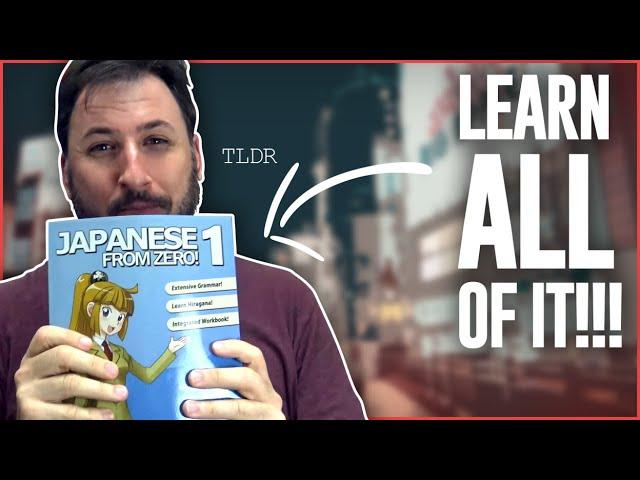 Complete Japanese From Zero! Book 1 Video Series