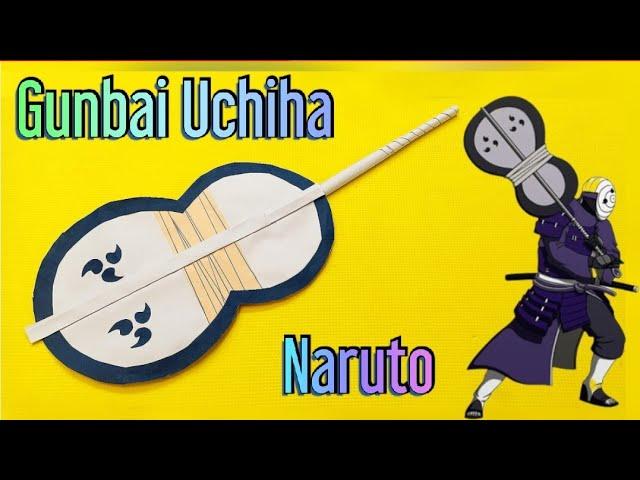 How to make Madara Uchiha's Gunbai| Paper gunbai| Naruto| Ninja Weapon