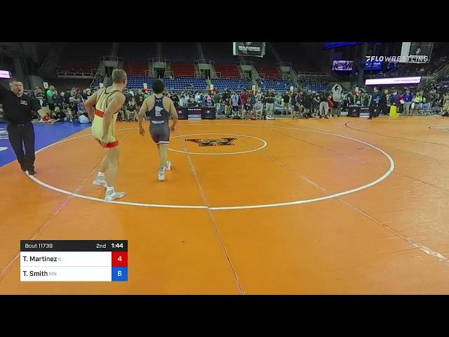 160 Lbs Consi Of 4 - Tyler Martinez, Illinois Vs Travis Smith, Minnesota 2572