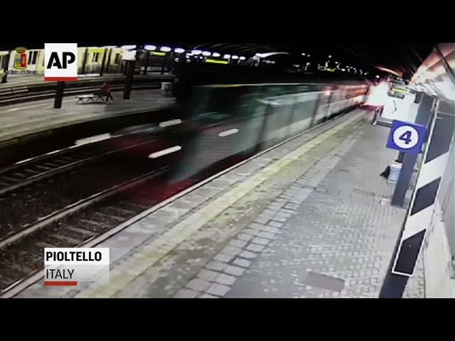 Police Release CCTV Footage Of Italy Train Crash