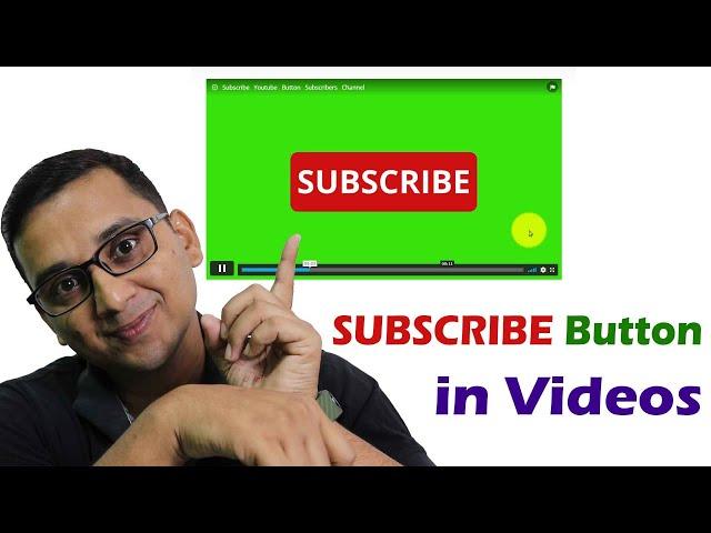 How to Use Subscribe Button in Video? Subscribe Button Green Screen | How to Increase Subscribers?