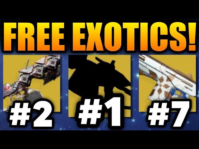 Best F2P Exotics & How to Get Them Solo