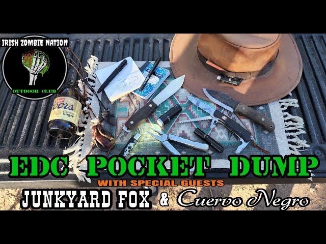 EDC Pocket Dump featuring Junkyard Fox and Cuervo Negro -  What Do They Carry?