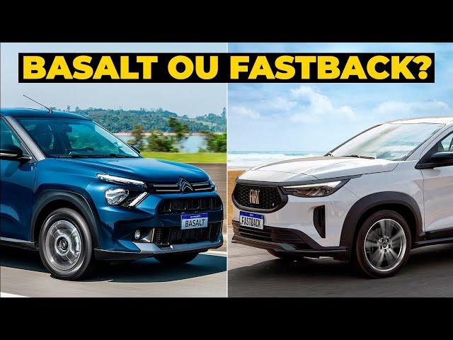 CITROËN BASALT OU FIAT FASTBACK: QUAL É O MELHOR SUV ATÉ R$ 120.000?