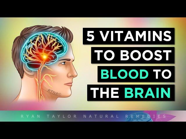 5 Vitamins To Boost BLOOD Circulation To The Brain