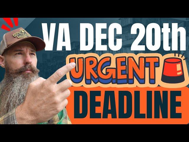 Dec. 20th Deadline! VA Needs Extra $6.6 Billion, Not $12 Billion, in 2025, Officials Tell Congress