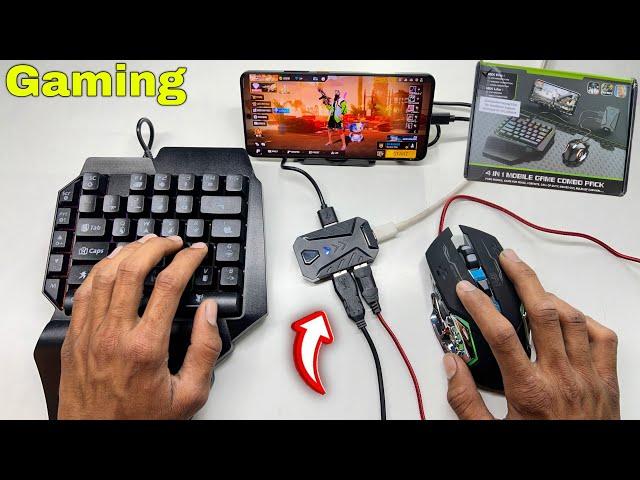 Keyboard or mouse and mix pro converter unboxing and gaming full tutorial