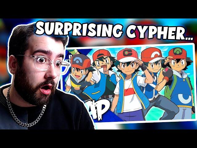 REACTION - POKÉMON ASH RAP CYPHER | Cam Steady ft. Zach B, Connor Quest! & More