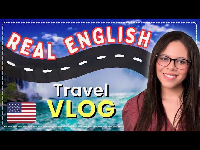 Learn English with this VLOG  Explore the USA (Subtitles + PDF)