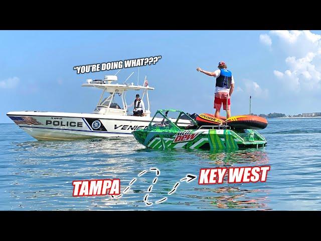 I Tried To Drive My Supercharged Mini Jet Boat From Tampa Bay to Key West (240 Miles)