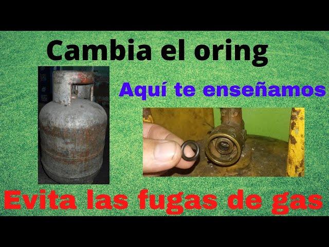 cómo CAMBIAR la gomita de la BOMBONA de gas