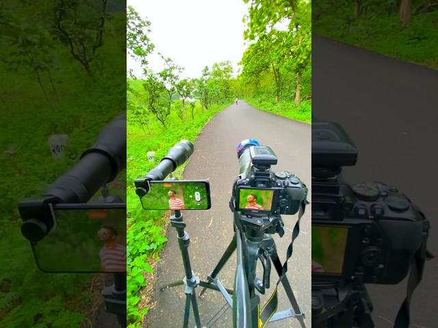 Nikon 70-300 mm lens vs 60X telephoto lens #short #shorts #ytshorts  #photography #camera #india