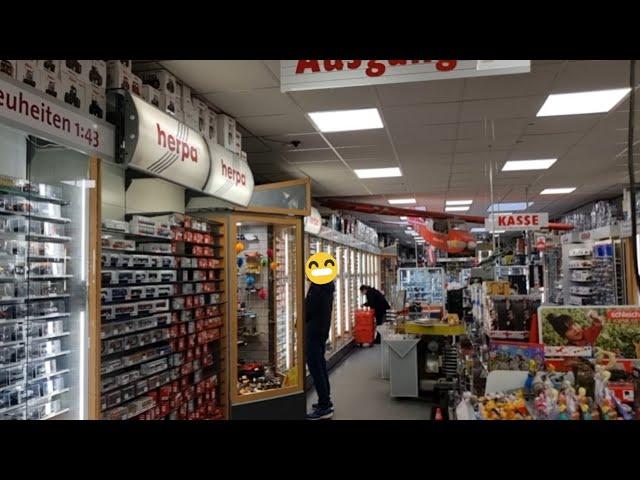 Best Hobby Shop in the world! Model center Hünerbein Aachen Diecast Car Hunting in Europe!